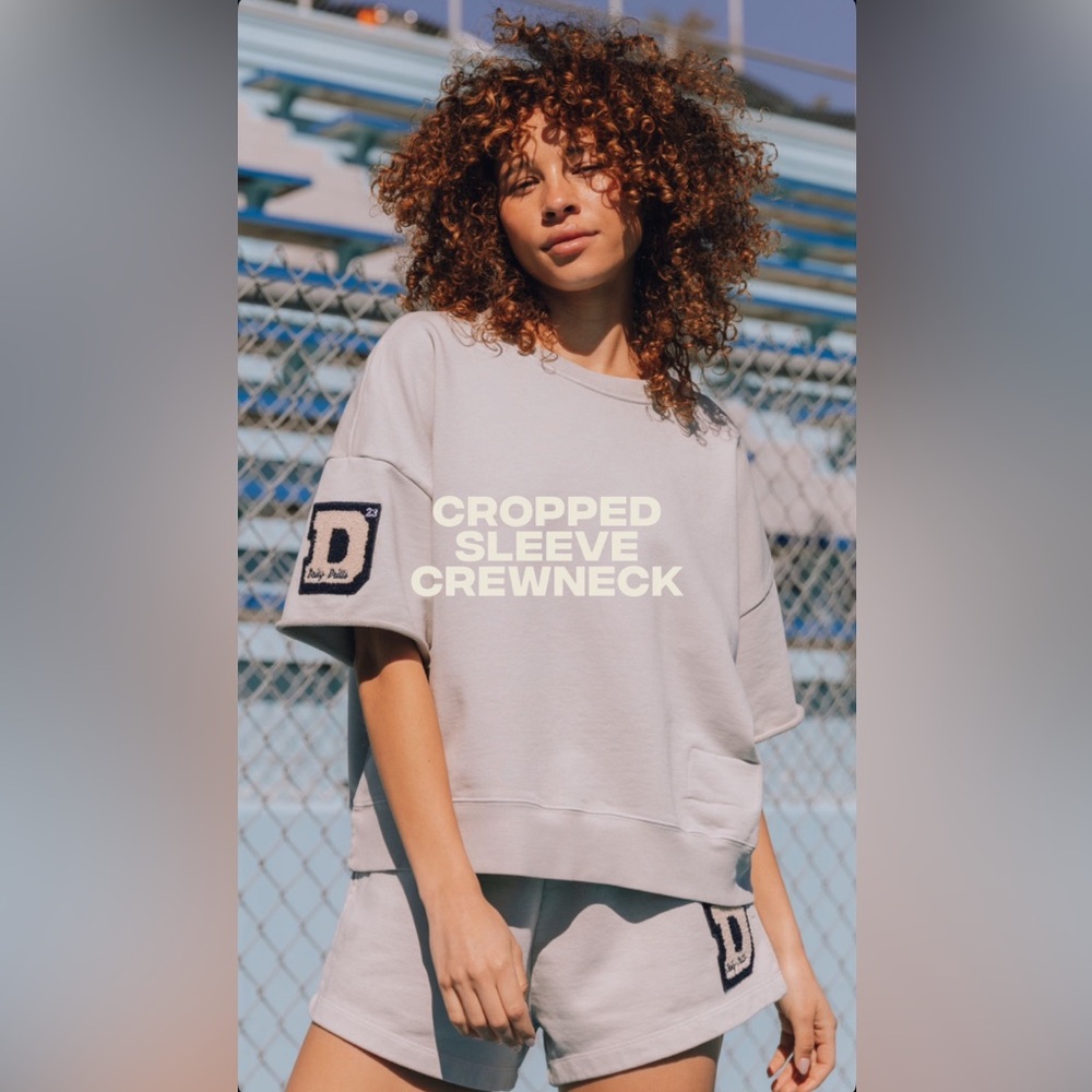 Daily Drills Cropped Crew Set